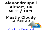 Click for Alexandroupoli, Greece Forecast